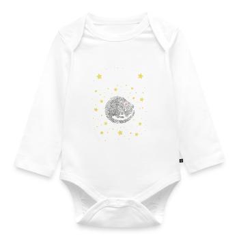 Kuschelshirt Ratte Rattenliebhaber Rattenbesitzer - Baby Bio-Langarm-Body - Weiß - Vorne