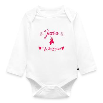 Vintage Retro Goat Breeder Goat Goat Lover - Organic Longsleeve Baby Bodysuit - white - Front