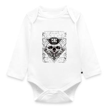 Fabriqué en 1996 Vintage Retro Limited Edition - Body Bébé bio manches longues - blanc - Devant
