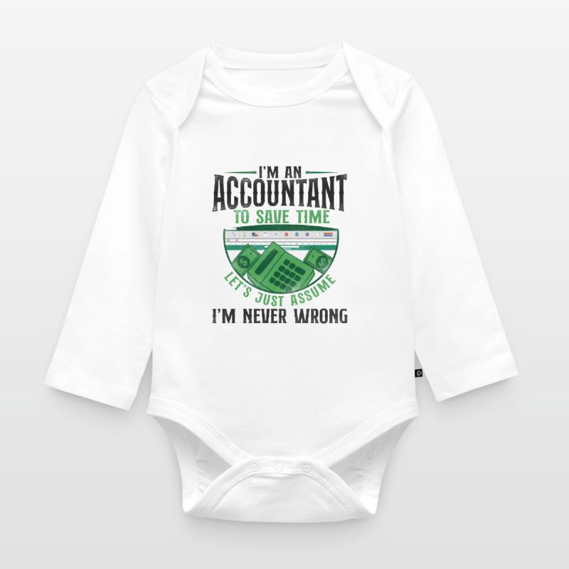 Comptable Comptable Comptable Comptabilité Body Bébé bio manches longues