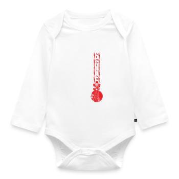 USA Abrissbirne für Demolisierungs Experte am Demo - Baby Bio-Langarm-Body - Weiß - Vorne