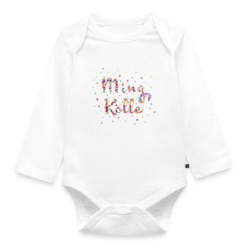 Ming Kölle Köln Colonia Cologne Kölsch Karneval - Baby Bio-Langarm-Body - Weiß - Vorne
