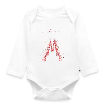 Kölner Karneval Dom Kölsch Köln Rot Weiss Kölle - Baby Bio-Langarm-Body - Weiß - Vorne