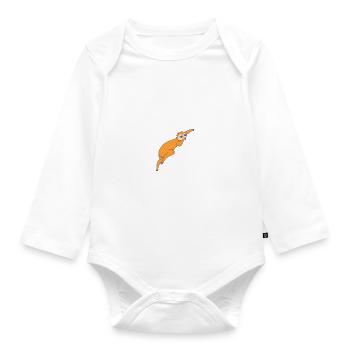 Mathe Mathelehrer - Baby Bio-Langarm-Body - Weiß - Vorne