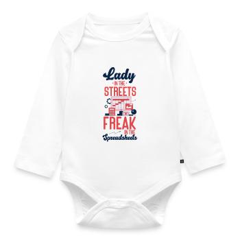 Comptable Comptable Comptable - Body Bébé bio manches longues - blanc - Devant