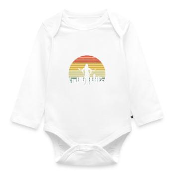 Danse du ventre Danseuse du ventre Maman Danseuse Cadeau - Body Bébé bio manches longues - blanc - Devant