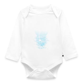 Pole Dance Dancer, Pole Dance, Pole Dancing - Organic Longsleeve Baby Bodysuit - white - Front