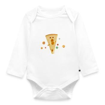 Amateurs de fromage Gouda - Body Bébé bio manches longues - blanc - Devant