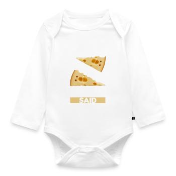Amateurs de fromage Gouda - Body Bébé bio manches longues - blanc - Devant