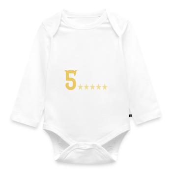 Blacksmith Forging Anvil - Organic Longsleeve Baby Bodysuit - white - Front