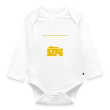Snack Cheese Lover Cheese Gift - Body Bébé bio manches longues - blanc - Devant