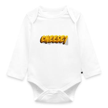 Snack Cheese Lover Cheese Gift - Body Bébé bio manches longues - blanc - Devant