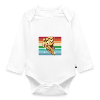 Snack Cheese Lover Cheese Gift - Body Bébé bio manches longues - blanc - Devant