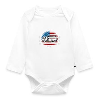 Service de remorquage de dépanneuse - Body Bébé bio manches longues - blanc - Devant