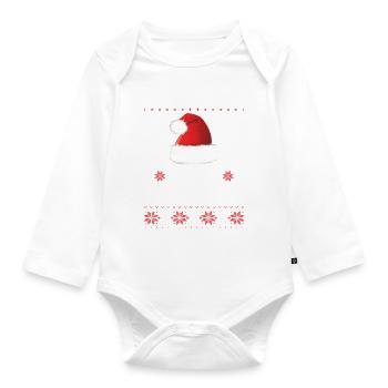 Merry Christmas 22 - Baby Bio-Langarm-Body - Weiß - Vorne