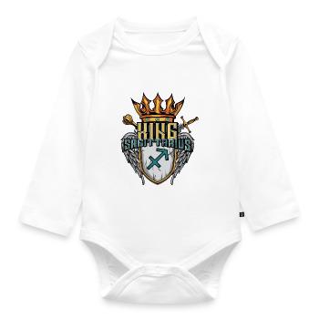Sagittarius Zodiac Sign - Organic Longsleeve Baby Bodysuit - white - Front