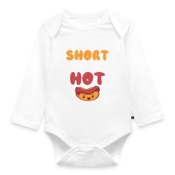 Hotdog Lover Hot Dogs Gifts - Organic Longsleeve Baby Bodysuit - white - Front