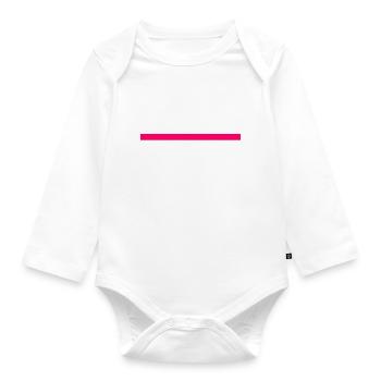 Be my voice iran - Organic Longsleeve Baby Bodysuit - white - Front