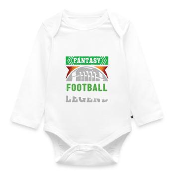 Fantasy Football - Body Bébé bio manches longues - blanc - Devant