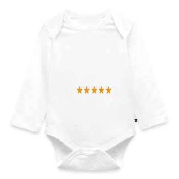 Jura Student Richter Staatsanwalt - Baby Bio-Langarm-Body - Weiß - Vorne