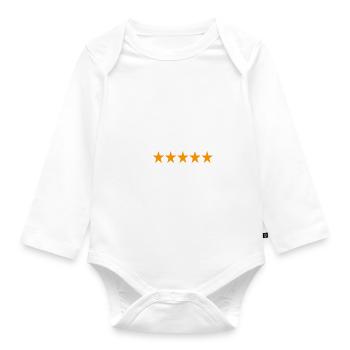 Law Student Judge Public Prosecutor - Organic Longsleeve Baby Bodysuit - white - Front