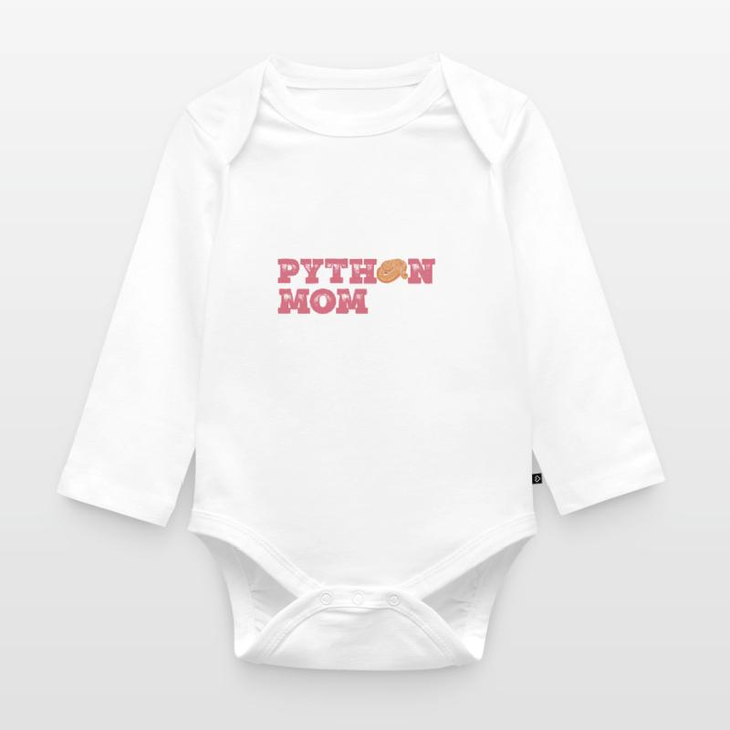 Königspython Mutter Banana Königspython Mama Organic Longsleeve Baby Bodysuit