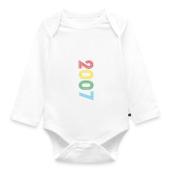 Limited Edition 2007 - Baby Bio-Langarm-Body - Weiß - Vorne