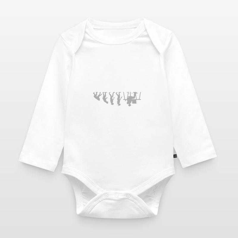 Evolution Funny Programmer Software Developer Baby Bio-Langarm-Body