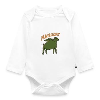 Nourriture pour animaux de compagnie Mago Fruit « magoat » Chèvre - Body Bébé bio manches longues - blanc - Devant