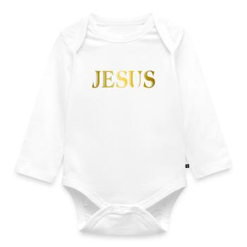 Süßer Tee Liebhaber Geschenke - Baby Bio-Langarm-Body - Weiß - Vorne