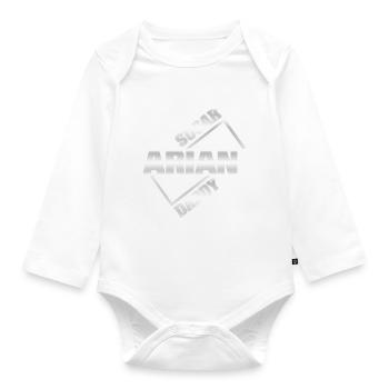 Sugar Arian - Organic Longsleeve Baby Bodysuit - white - Front