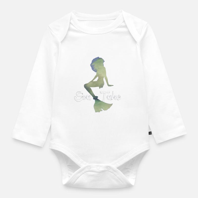 Voile, pêche, mer - Body Bébé bio manches longues - blanc