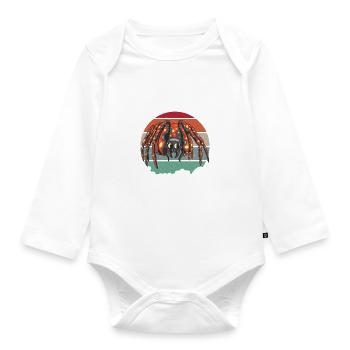 Cadeaux d’amoureux de l’araignée - Body Bébé bio manches longues - blanc - Devant