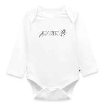 Garten Herzschlag Gartenarbeit Gärtner Gärtnerin - Baby Bio-Langarm-Body - Weiß - Vorne