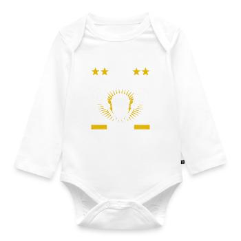 Lacrosse - Baby Bio-Langarm-Body - Weiß - Vorne