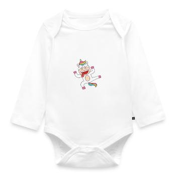 22 Geburtstag Positive Sprüche Zum 22 geburtstag - Baby Bio-Langarm-Body - Weiß - Vorne