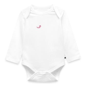 Axolotl Liebhaber Geschenke - Baby Bio-Langarm-Body - Weiß - Vorne