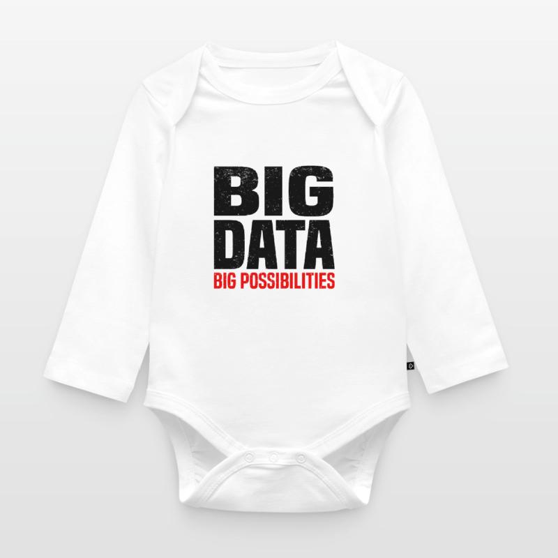 Internet Des Objets IOT Programmeur Admin IT Body Bébé bio manches longues
