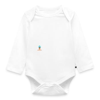 Manger dormir Soins du visage Répéter 2 - Body Bébé bio manches longues - blanc - Devant