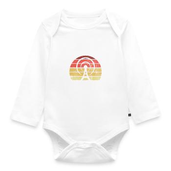 Amateurfunk-design Für Amateur-amateurfunker - Body Bébé bio manches longues - blanc - Devant