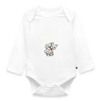 Gifts for Dalmatian Lovers - Baby Bio-Langarm-Body - Weiß - Vorne