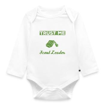 Cub Master Design Für Einen Pfadfinderführer Und - Organic Longsleeve Baby Bodysuit - white - Front