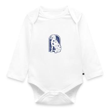 Gifts for Dalmatian Lovers - Baby Bio-Langarm-Body - Weiß - Vorne