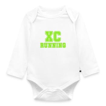 Xc-laufdesign Für Einen Cc-läufer - Body Bébé bio manches longues - blanc - Devant