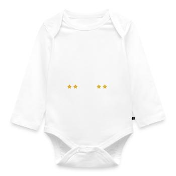 je peux pas j'ai péniche cadeau batelier - Body Bébé bio manches longues - blanc - Devant
