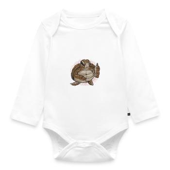 Abschiedsgeschenk Kollege Jobwechsel - Baby Bio-Langarm-Body - Weiß - Vorne