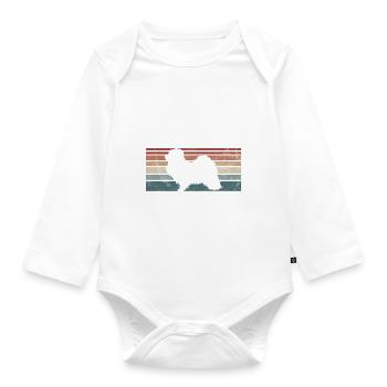 Gifts for Havanese Dog Lovers - Organic Longsleeve Baby Bodysuit - white - Front