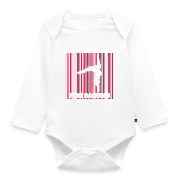 Pole Dance Dancer, Pole Dance, Pole Dancing - Organic Longsleeve Baby Bodysuit - white - Front