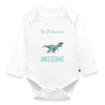 Brother Gifts - Baby Bio-Langarm-Body - Weiß - Vorne