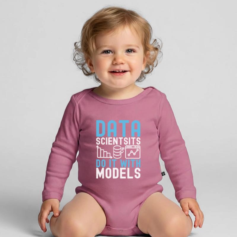 Data Science Data Analyst Organic Longsleeve Baby Bodysuit